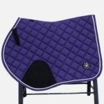 Equine Purple Close Contact Show Jumping Saddle Pad Numnah - Image 2