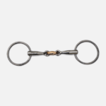 Equine Horse Loose Ring Snaffle Bit Angled Lozenge Stainless Steel