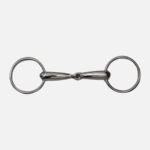 stainless steel hollow mouth jointed loose ring snaffle bit