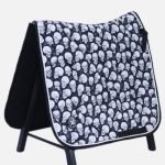 Halloween Skull Sublimated Customized 3D Printed Saddle Pad Numnah - Image 2